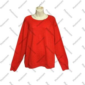 Sonoma XL Women's Red Sweater long sleeve crew neck